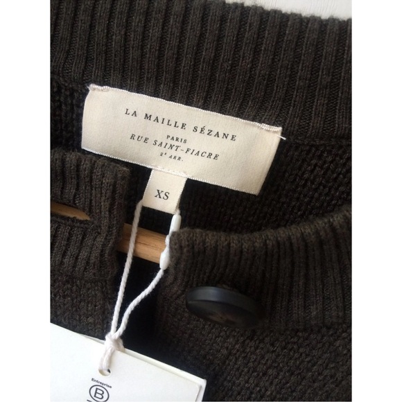 NWT SEZANE VALERIO JACKET CARDIGAN
KHAKI - Picture 6 of 14